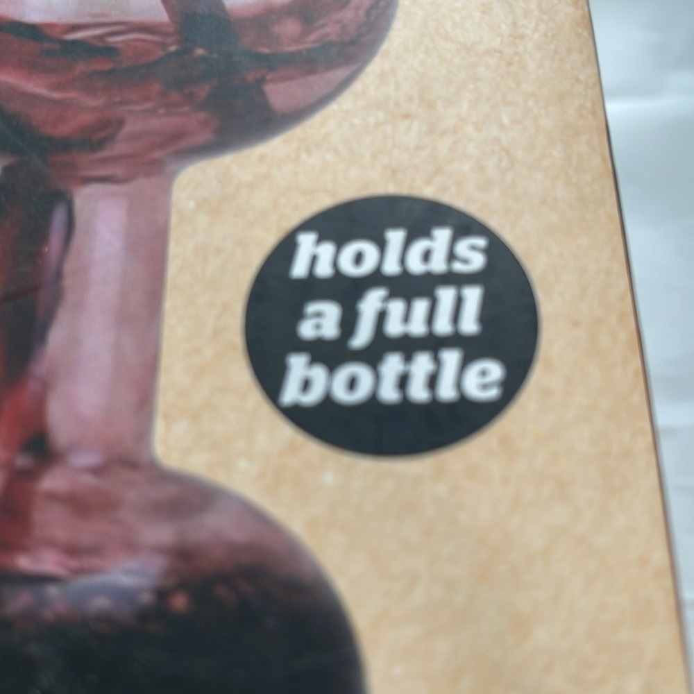 Big Mouth, inc wine bottle glass NIB - Picture 3 of 6